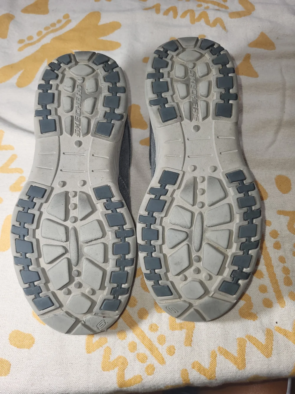 Skechers Men's Slip-On Canvas Boat Shoes in Gray